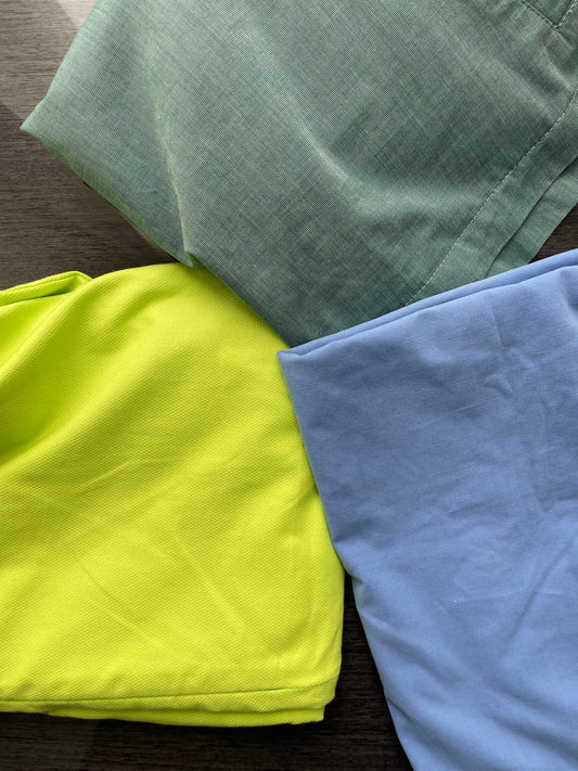 combining different styles of medical scrubs