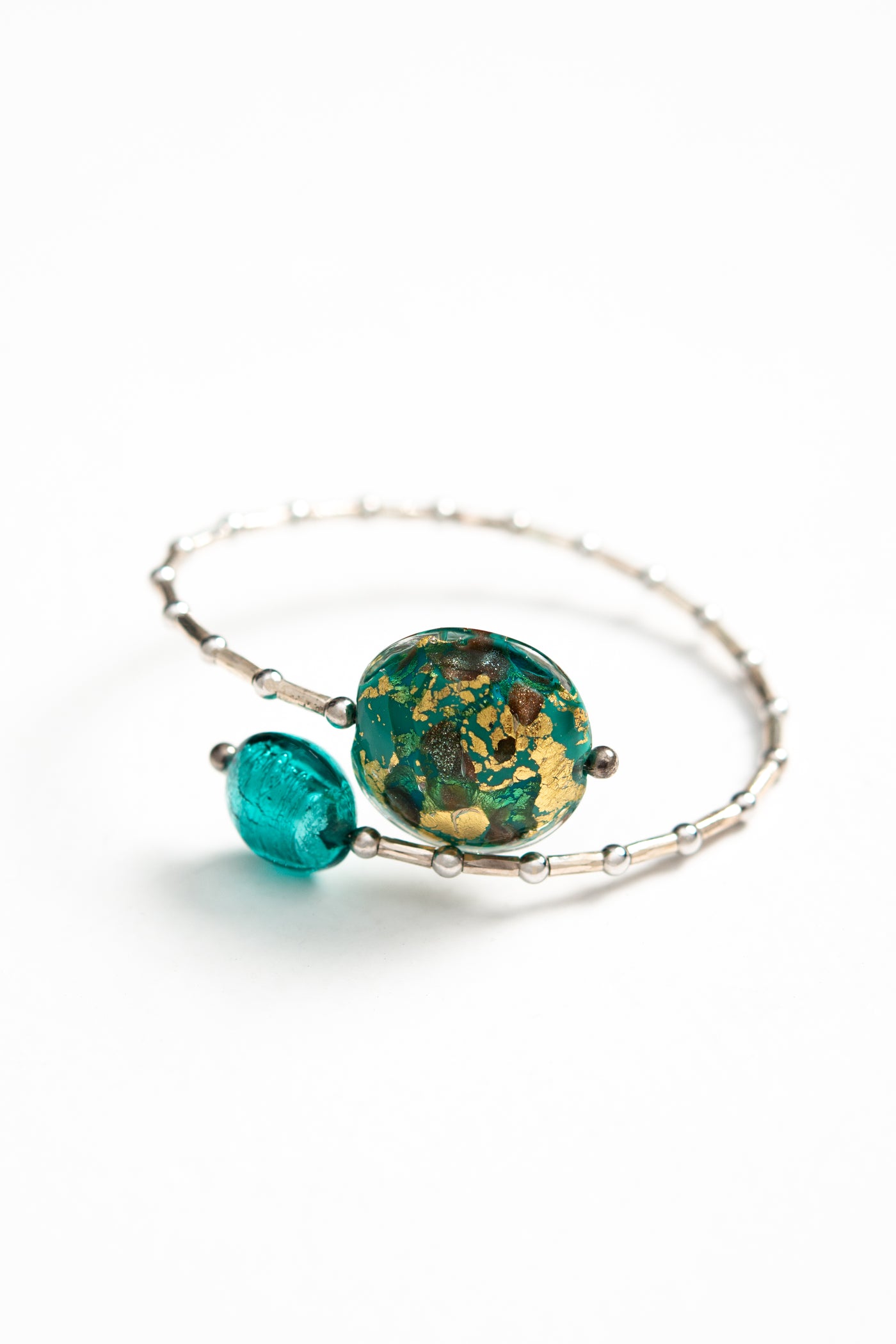 Castello Murano Glass Bracelet - Green