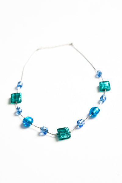 Castello Murano Glass Necklace - Green